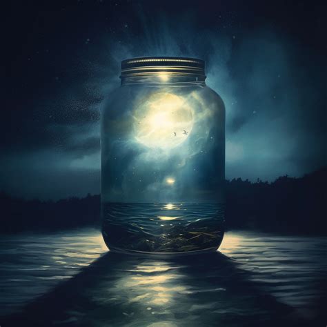 Magical moonlit elixir vessel